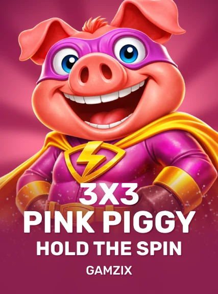 3x3 Pink Piggy: Hold the Spin